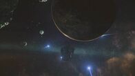 Das Universum - Eine Reise durch Raum und Zeit – Vom Start bis zur Landung lauern auf der Reise zum Mars große Gefahren.