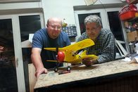 Die Modellbauer – Torsten Hill (left) and Bernd Rähse (right).