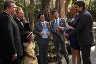Modern Family – L-R: Cameron Tucker (Eric Stonestreet), Mitchell Pritchett (Jesse Tyler Ferguson), Lily Tucker-Pritchett (Aubrey Anderson-Emmons), Pepper Saltzman (Nathan Lane), Ronaldo (Christian Barillas), Sal (Elizabeth Banks), Eddie (Michael Rupnow)