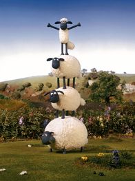 Shaun das Schaf – Der symphatische Draufgänger Shaun ist Titelheld der Trickserie aus den Aardman Studios, wo auch die Oscar prämierten "Wallace & Gromit" zuhause sind. Shaun (oben) mit seinen Freunden