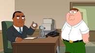 Family Guy – Preston Lllyod (l.); Peter Griffin (r.)