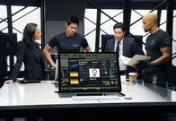 S.W.A.T. – L-R: Nia Wells (Nikiva Dionne), Victor Tan (David Lim) and Daniel 'Hondo' Harrelson (Shemar Moore)