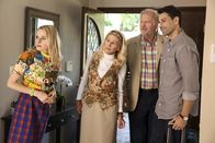 Teachers – L-R: Mary Louise Bennigan (Katie O'Brien), Joanna Bennigan (Alley Mills), John-Paul Bennigan (Ed Begley Jr.), Hot Dad (Ryan Caltagirone)