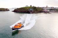 Maritimes Erbe – Das wöchentliche Training des Rettungskreuzers ist der Höhepunkt der Woche in Tenby.