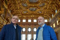 Lesch sieht Schwartz – Harald Lesch (r.) und Thomas Schwartz (l.)