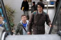 The IT Crowd – Roy Trenneman (Chris O'Dowd, l.); Maurice Moss (Richard Ayoade, r.)