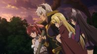 How Not to Summon a Demon Lord – L-R: Alicia, Diablo, Shera und Rem