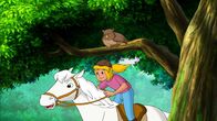 Bibi und Tina – Bibi reitet mit Tina um die Wette.