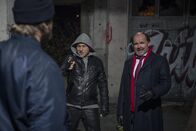 Der letzte Bulle – Im Visier des Bösen: (v.l.n.r.) Mick (Henning Baum), Arno Fieber (Bernd Michael Lade) und Ansgar Körting (August Schmölzer) ...