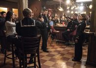 SEAL Team – "Never Out of the Fight" -- Bravo team\'s future is on the line when Commander Shaw (Peter Jessop) recommends they be split up, but Jason\'s (David Boreanaz) unit has one final mission to prove him wrong., on the 2nd season finale of SEAL TEAM, Wednesday, May 22nd (10:00-11:00 PM, ET/PT) on the CBS Television Network. Pictured L to R: Alona Tal as Stella, David Boreanaz as Jason Hayes, Jessica ParÃÂ