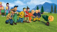 Feuerwehrmann Sam – Das Pontypandy-Käsewettrollen kann beginnen.
