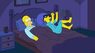 Die Simpsons – Homer (l.); Marge (r.)