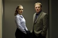 Silent Witness – DC Julia Catina (Kelly Harrison) und DI Frank Skipper (Mark Lewis Jones)