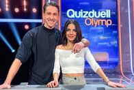 Quizduell - Olymp – Team "Liebe": René Adler (l.) und Lilli Hollunder (r.)