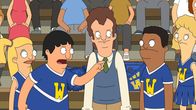 Bob's Burgers – Tammy (l.), Gene (2.v.l.), Mr. Ambrose (m.), Todd (2.v.r.)