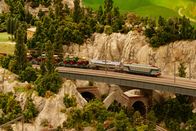 Mit dem Zug ... – A model of the railway - the Miniatur Wunderland in Hamburg, Germany