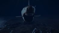 Mythos - Die größten Rätsel der Geschichte – CGI-Visualisierung des Urzeithais Megalodon. Er war das gefährlichste Raubtier der Meere.