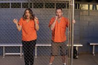 Scorpion – Müssen das ganze Wissen und Können von Team Scorpion bündeln, um einen Wettkampf zu gewinnen, bei dem zukünftige Regierungsverträge auf dem Spiel stehen: (Paige (Katharine McPhee, l.) und Toby (Eddie Kaye Thomas, r.) ...
