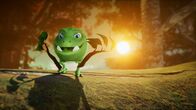Vegesaurier – Die untergehende Sonne ist perfekt für tolle Schattenspiele von Wasabi.