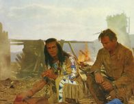 Old Shatterhand – L-R: Winnetou (Pierre Brice) und Old Shatterhand (Lex Barker)
