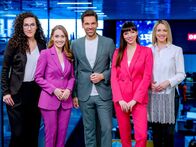 ZIB Magazin – v.li.: Marie-Theres Mürling, Katja Winkler, Philipp Maschl, Lilian Moschen, Mariella Gittler.