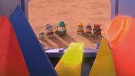 Rubble und Crew – v.li.: Motor, Auntie Crane, Grandpa Gravel, Rubble, Mix, Charger