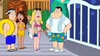 American Dad! – Francine (2.v.r.), Stan (r.)