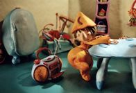 Unser Sandmännchen – Pondorondo in seinem Haus.