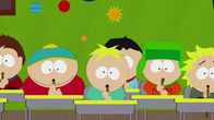 South Park – L-R: Clyde, Eric, Butters, Kyle, Tweek