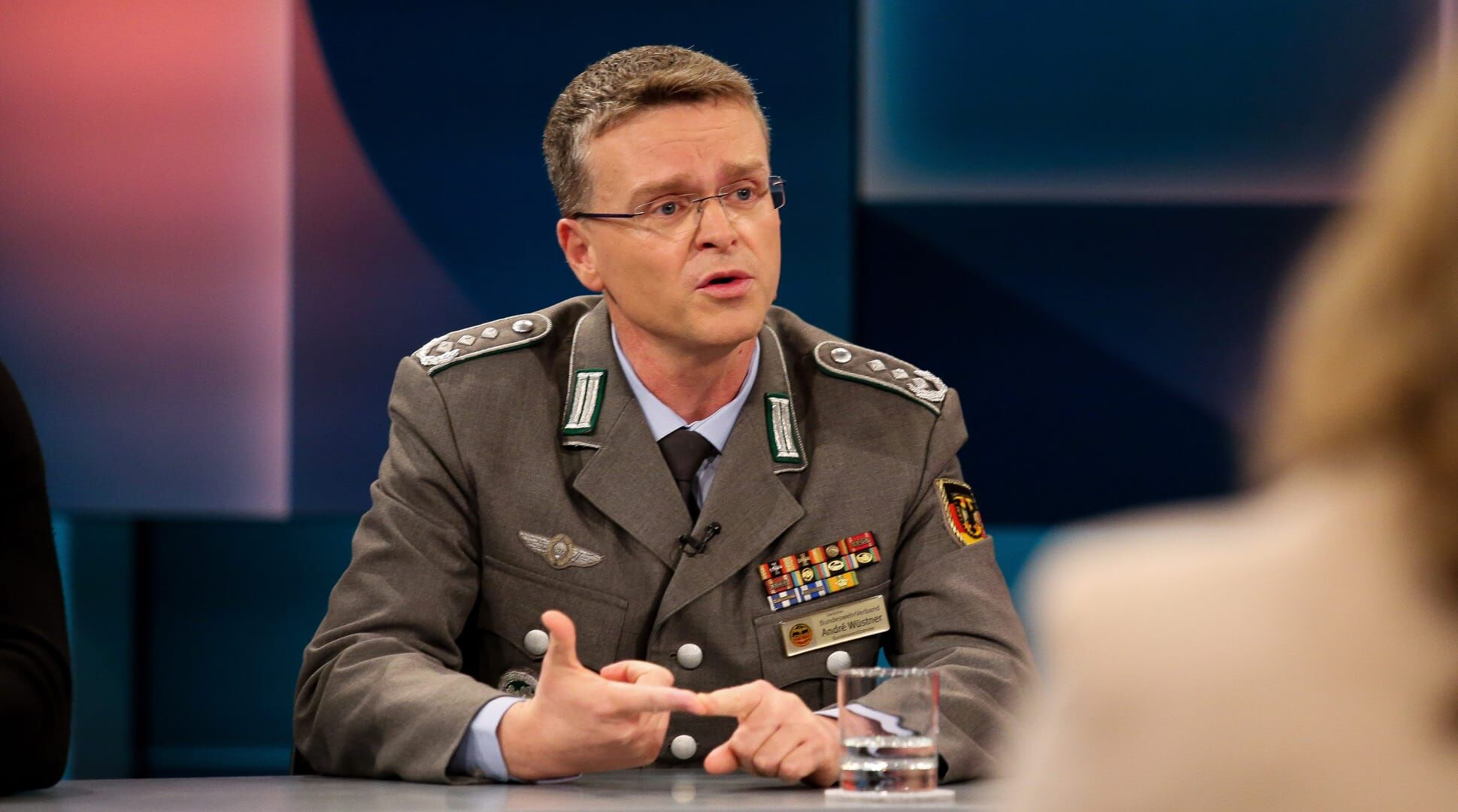 Hart aber fair – Zu Gast bei Louis Klamroth: André Wüstner (Oberst und Bundesvorsitzender des Deutschen BundeswehrVerbandes e.V.).