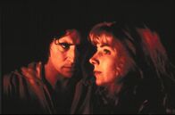 Gothic – Byron (Gabriel Byrne l.); Mary (Natasha Richardson, r.)