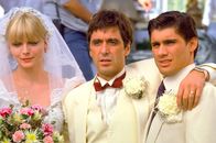 Scarface – L-R: Elvira (Michelle Pfeiffer), Tony Montana (Al Pacino), Manny Ray (Steven Bauer).