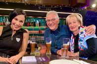 Katrin Weber – Moderatorin Kathrin Weber und ihre Gäste Günther Fischer und Dagmar Koller(v.l.)