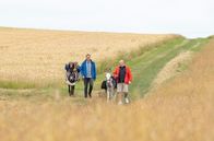 Landgenuss – Moderator Jens Hübschen und Profikoch Frank Brunswig sind unterwegs auf Genusstour. Ihr Ziel: schöne Gasthäuser in Rheinland-Pfalz kennenlernen. Eine kulinarische Reise zu Fuß und mit tierischer Begleitung. Zwei Esel zwingen die beiden, alles langsam anzugehen und sich Zeit zu nehmen für die schönen Dinge auf dem Weg zum Ziel. Jens Hübschen (li.) und Frank Brunswig mit den beiden Eseln.