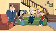 American Dad! – L-R: Stan, Hayley, Roger, Francine, Steve