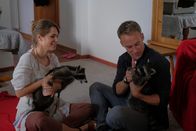 Frühling – Es geht um Leben und Tod: Tierarzt Mark Weber (Marco Girnth) hilft seiner jungen Kollegin Filippa Furtado (Cristina do Rego) dabei, für das Überleben zweier kleiner Waschbären zu streiten.