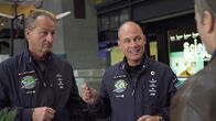 Genial konstruiert – Die Schweizer André Borschberg (l.) und Bertrand Piccard (r.) entwickelten das Flugzeugprojekt "Solar Impulse".