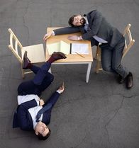 Corporate – L-R: Jake (Jake Weisman), Matt (Matt Ingebretson)