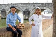 Krause kommt! – Genießen den gemeinsamen Tag in Maastricht: Pierre M. Krause und Marijke Amado.