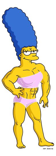 Die Simpsons – Aus Angst, sich bei einem erneuten tätlichen Übergriff wieder nicht wehren zu können, trainiert Marge wie verrückt und wird so zu einer wahren Kampfmaschine ...
