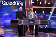 Quizduell - Olymp – Moderatoren Gunther Emmerlich (l.) und Wolfgang Lippert (r.).
