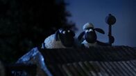 Shaun das Schaf – Wenn das Dach undicht ist, hilft nur reparieren - egal, wie spät es ist.