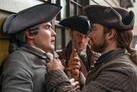 Outlander - Die Highland-Saga – (v.li.): Chris Donald (Phillip Wylie), Sam Heughan (Jamie Fraser), Richard Rankin (Roger Wakefield).