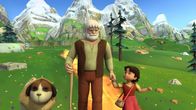 Heidi – Großvater und Heidi gehen überglücklich mit Josef nach Hause.