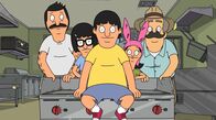 Bob's Burgers – L-R: Bob, Tina, Gene, Louise, Jules