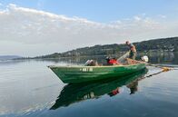 Ein Sommer am Bodensee – Willie Böhler mit seinem Fischerboot auf dem Bodensee. Er gehört zu den wenigen verbliebenen Berufsfischern am See.