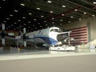 Im Angesicht des Sturms – NOAA Hurricane Hunter-Flugzeug in Tampa, Florida.