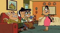 Die Casagrandes – L-R: Grandpa Hector, Bobby, Carlos, Frida