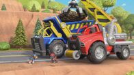 Rubble und Crew – v.li.: Wheeler, Charger
