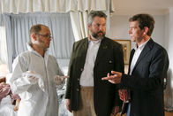 Die Rosenheim-Cops – v.l. Spurensicherer (Rudi Schön), Anton Stadler (Dieter Fischer), Chrstian Lind (Tom Mikulla).
